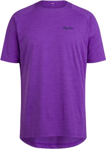 Rapha Trail Mountain Bike Technical T-Shirt Purple XL