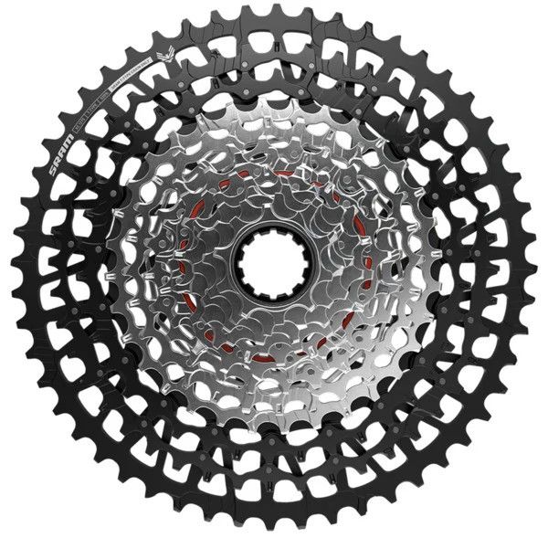 SRAM, XS-1275 GX Eagle T-Type, Cassette, Black, Speed: 12, 10-52T, XD