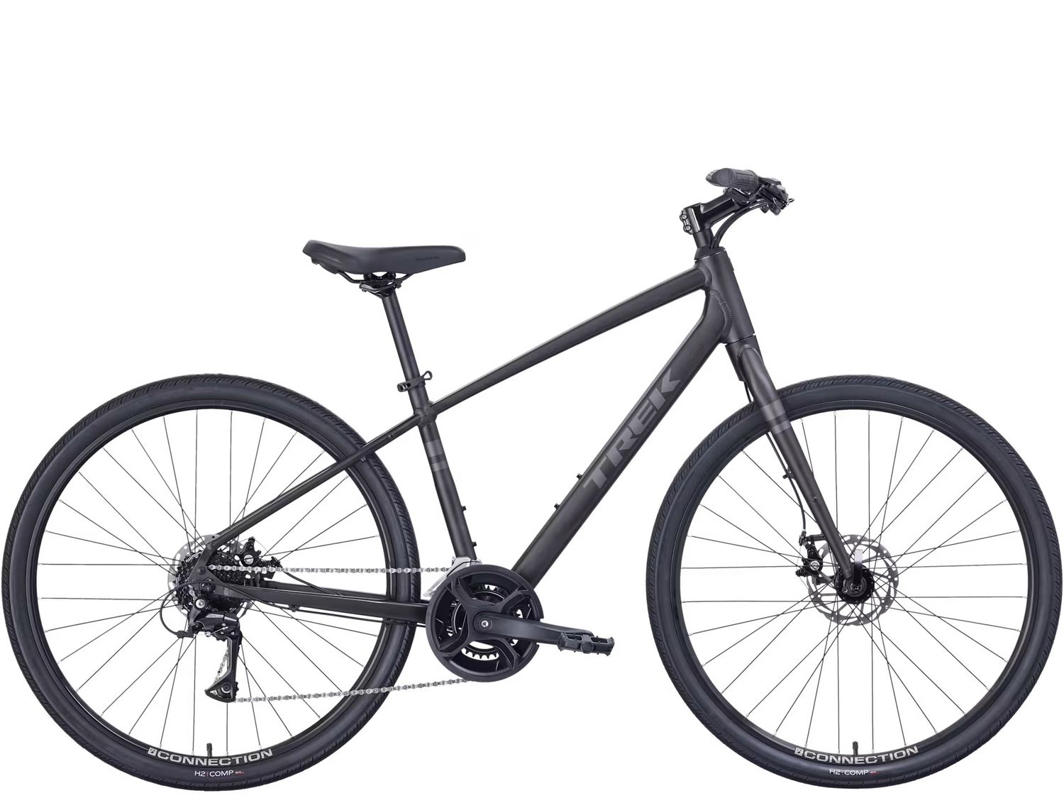 Trek Verve 1 Step Over Black Large