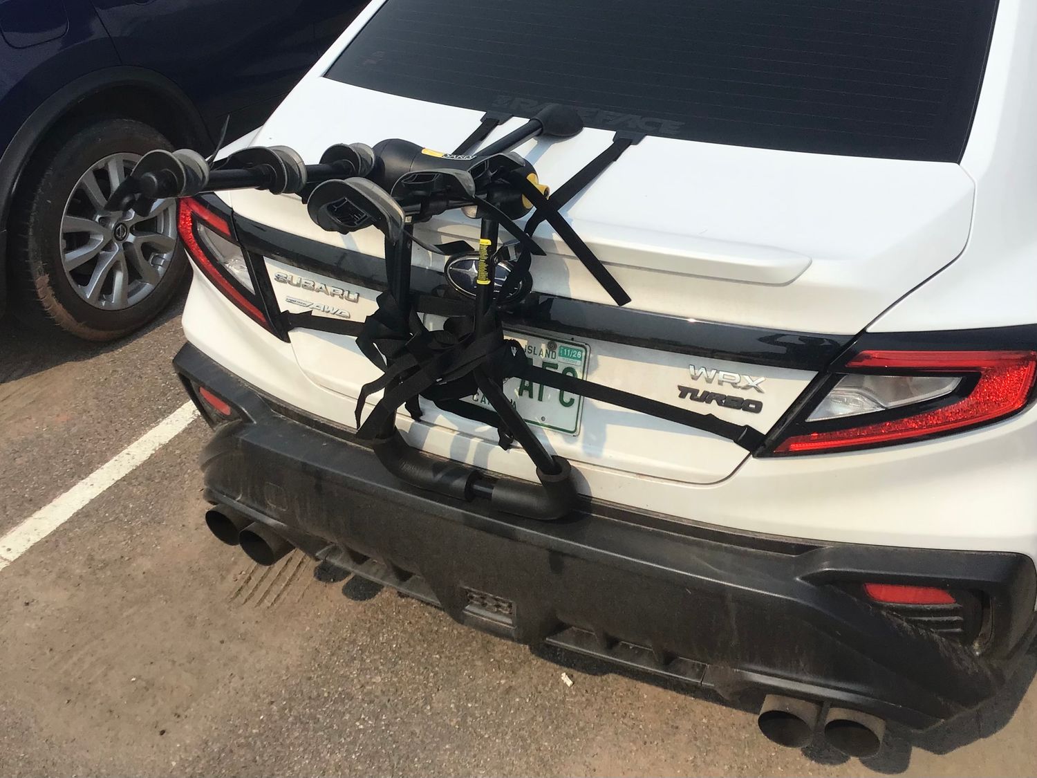 Used Saris Trunk Bike Rack Black