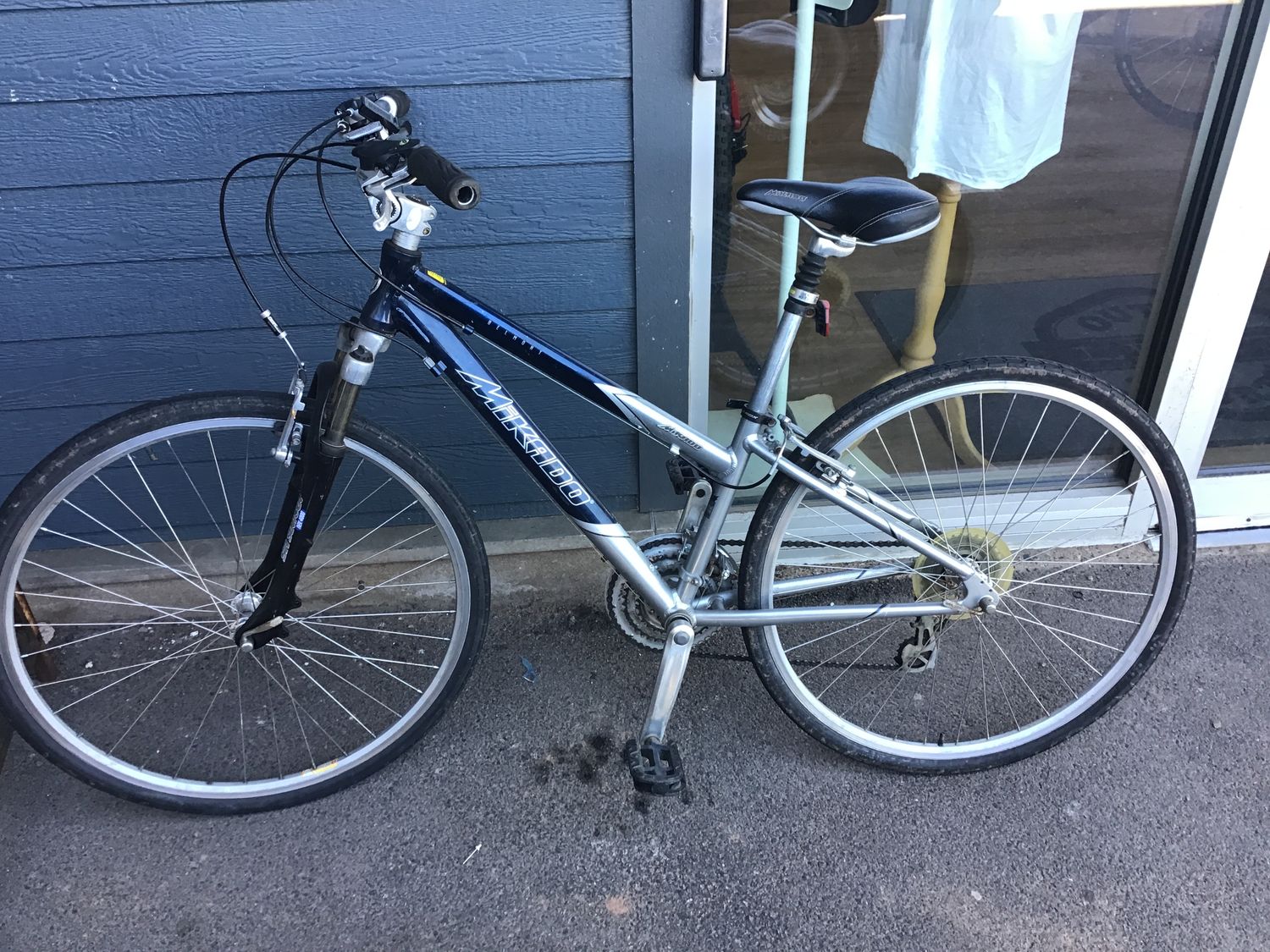Used mikado hybrid silver blue XS