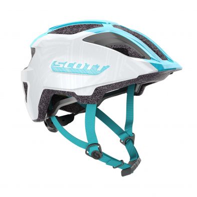 SPUNTO JUNIOR HELMET PEARL WHITE/BREEZE BLUE OS