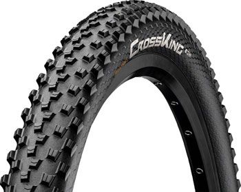 Continental Cross King Tire - 27.5 x 2.20, Clincher, Wire, Black, E25