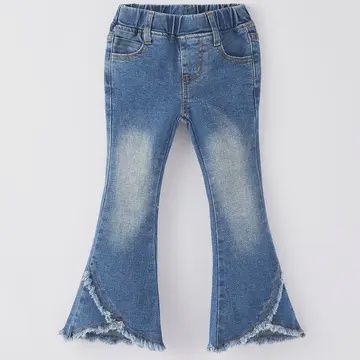 Girls Denim Bell Denim Pants