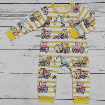 Baby Boys Vehicle Romper