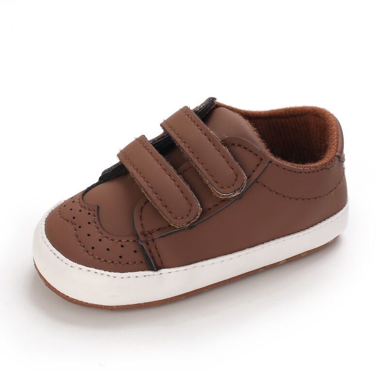 Boys Brown Crib Shoes