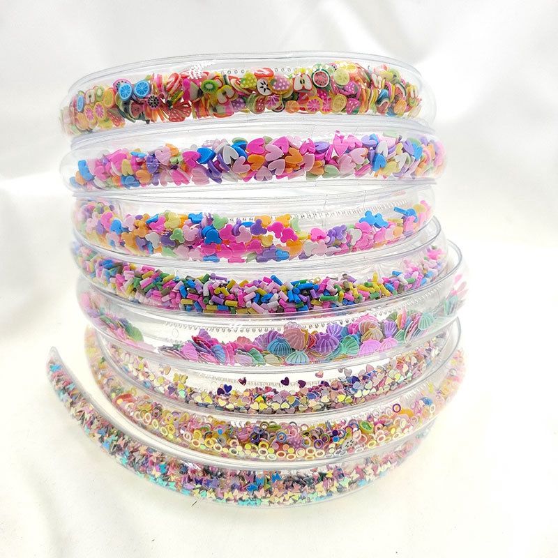 Transparent Sequin Headbands