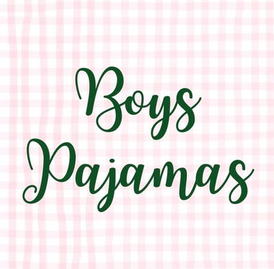 Boys Pajamas