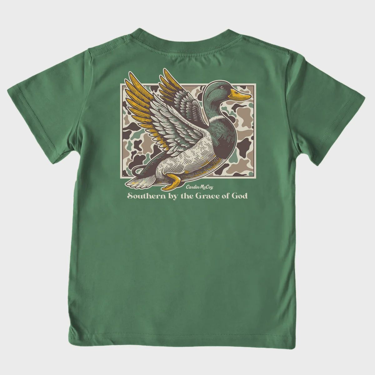 Southern By The Grace of God Camo Short Sleeve Tee