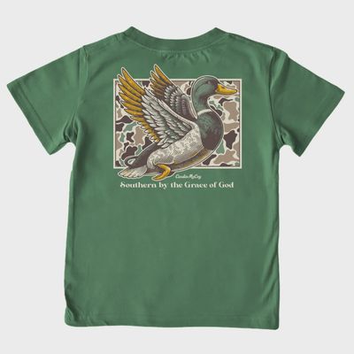 Southern By The Grace of God Camo Short Sleeve Tee