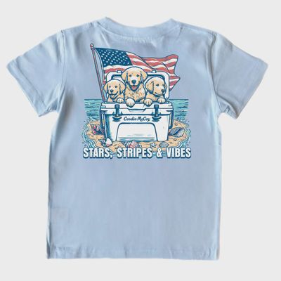Stars Stripes and Vibes Short Sleeve Tee