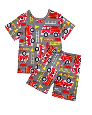 Firetruck Short Pajamas