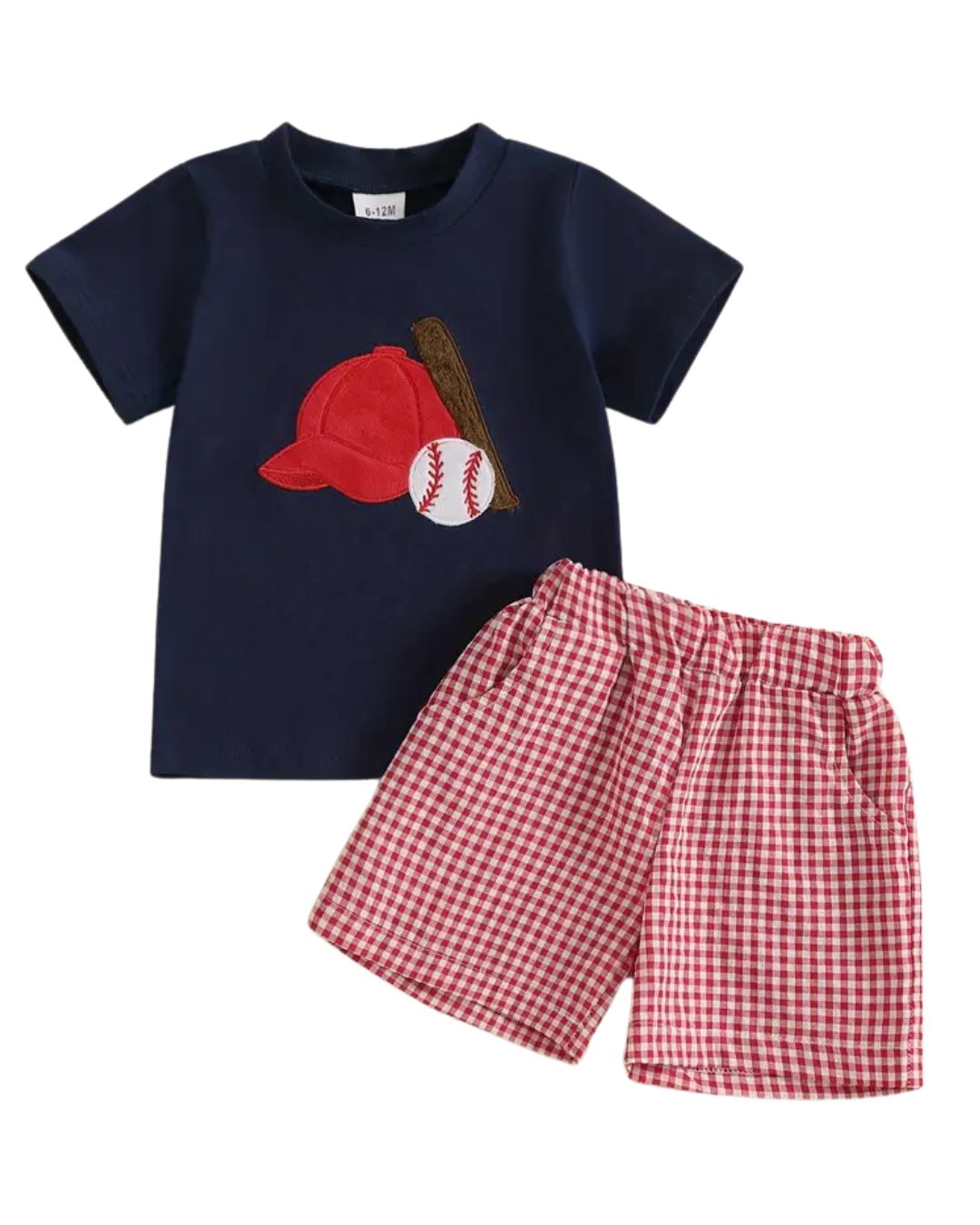 Baseball Plaid Set