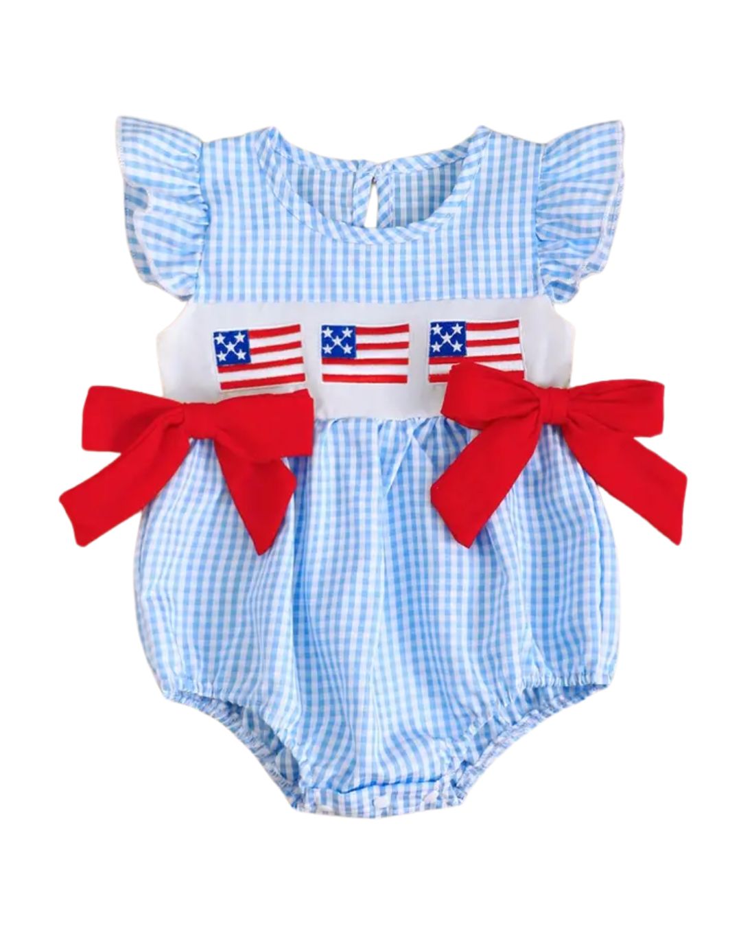 American Flag Bubble with Bows