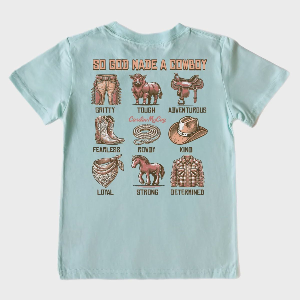 So God Made a Cowboy Short-Sleeve Tee