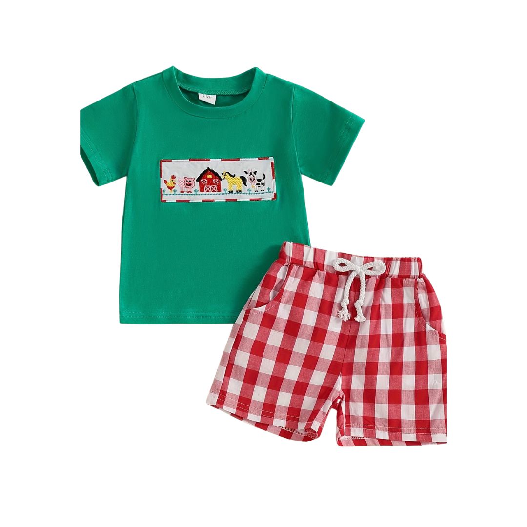 Green Farm Short Set