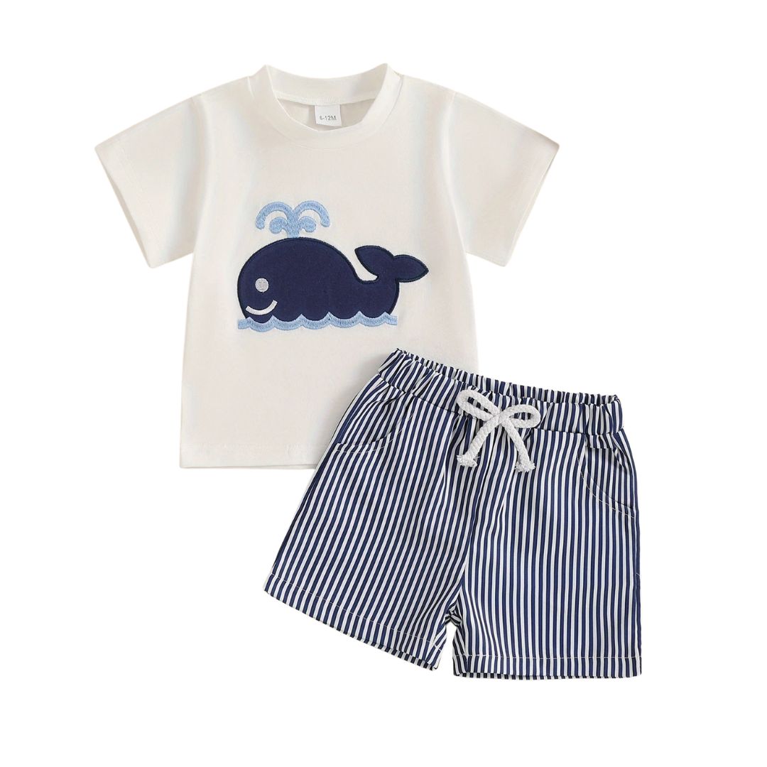 Whale Short Set