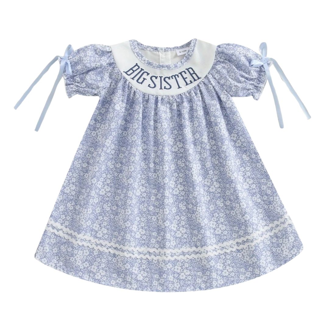 Big Sister Embroidered Dress