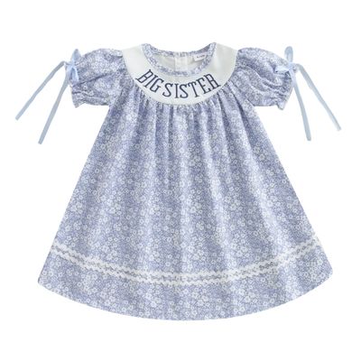 Big Sister Embroidered Dress