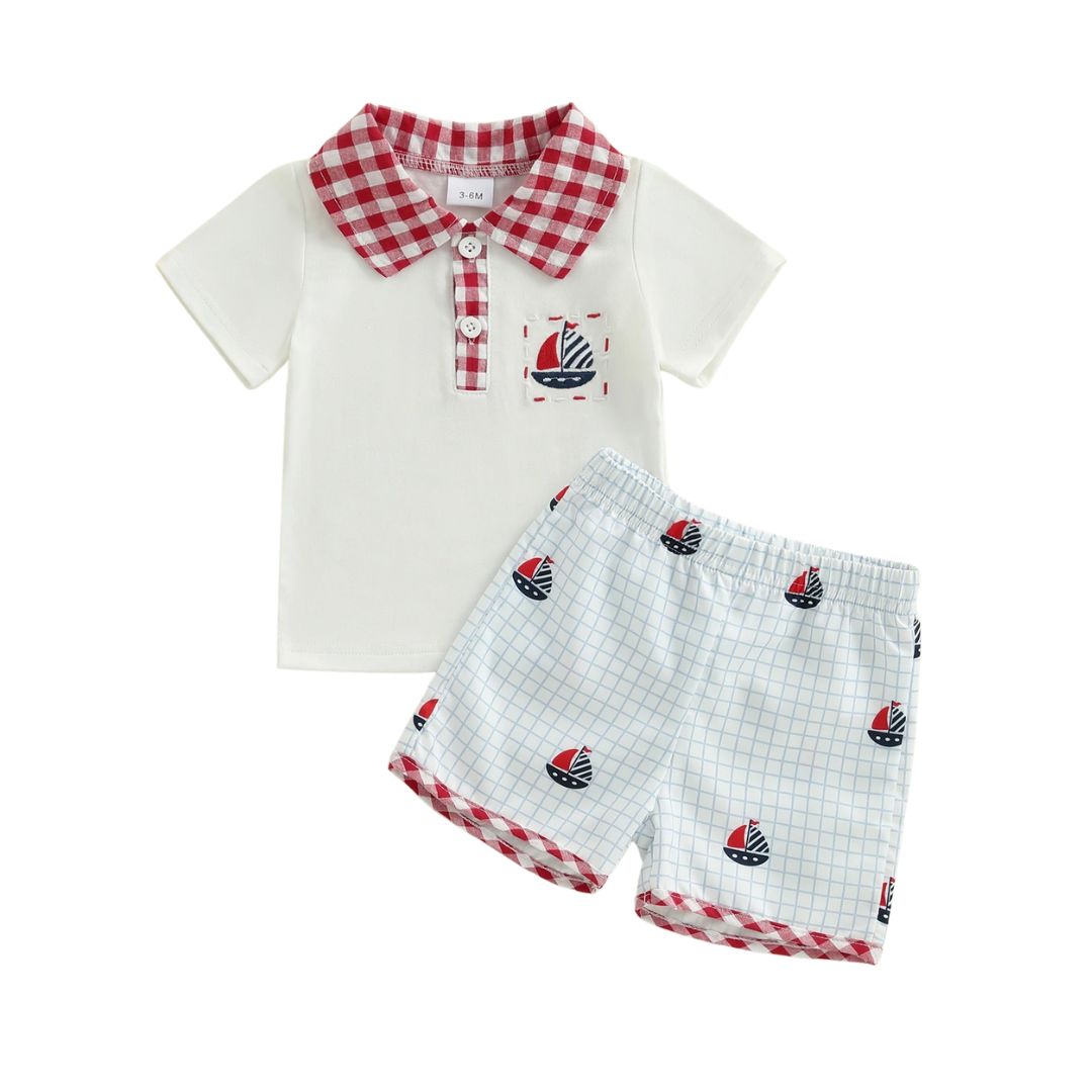 Sailboat Short Set