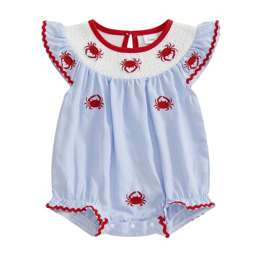 Crab Flutter Sleeve Bubble