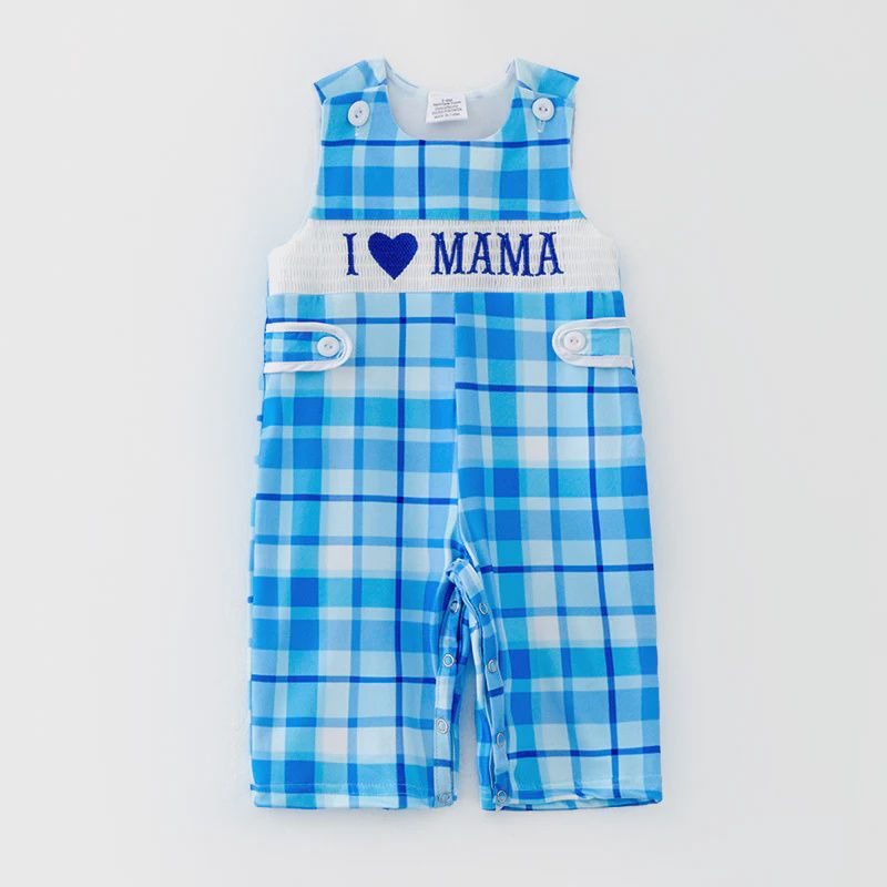 I ♥ MAMA Embroidery Smocked Jonjon