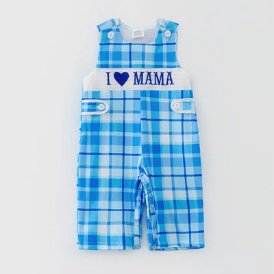 I ♥ MAMA Embroidery Smocked Jonjon