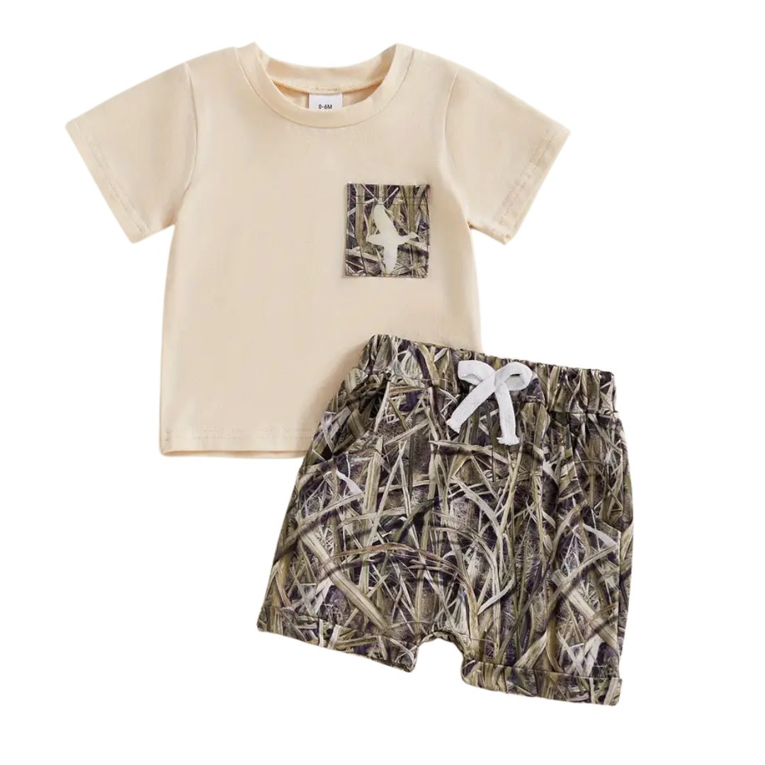 Camo Short Set