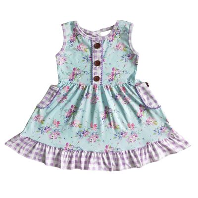 Purple Floral Dress