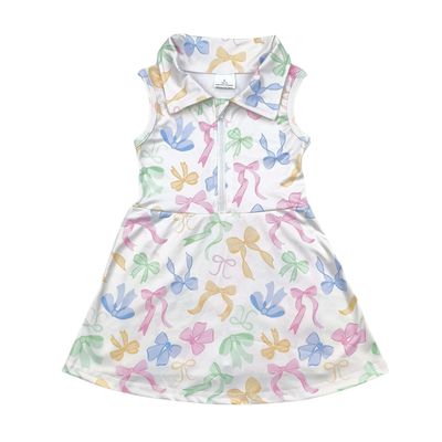 Colorful Bows Active Skort Dress
