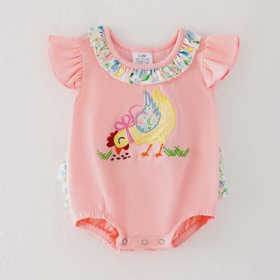 Farm Chick Applique Romper