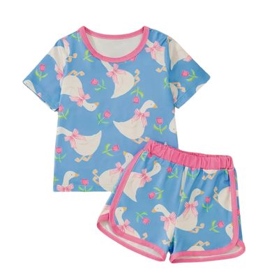 Goose Pajama Short Set