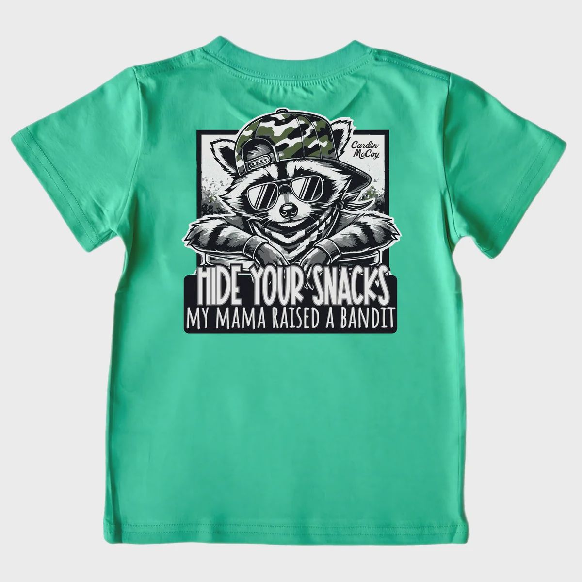 Hide Your Snacks Green Tee