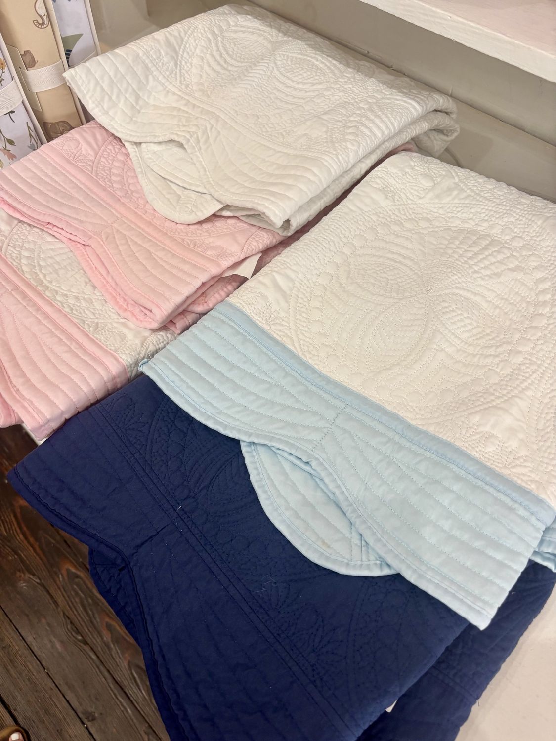 Heirloom Quilted Blanket + Embroidery