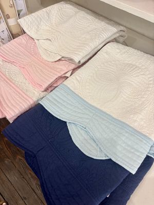 Heirloom Quilted Blanket + Embroidery