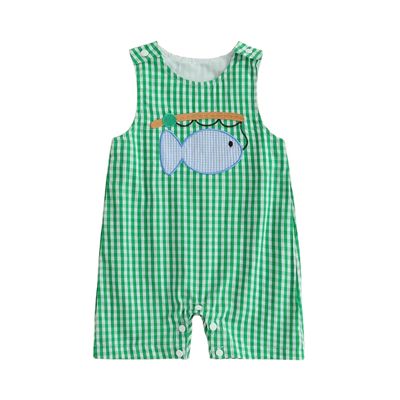 Green Gingham Fishing Jonjon