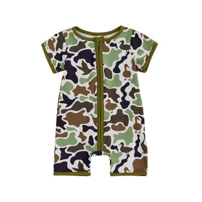 Duck Camo Short Romper