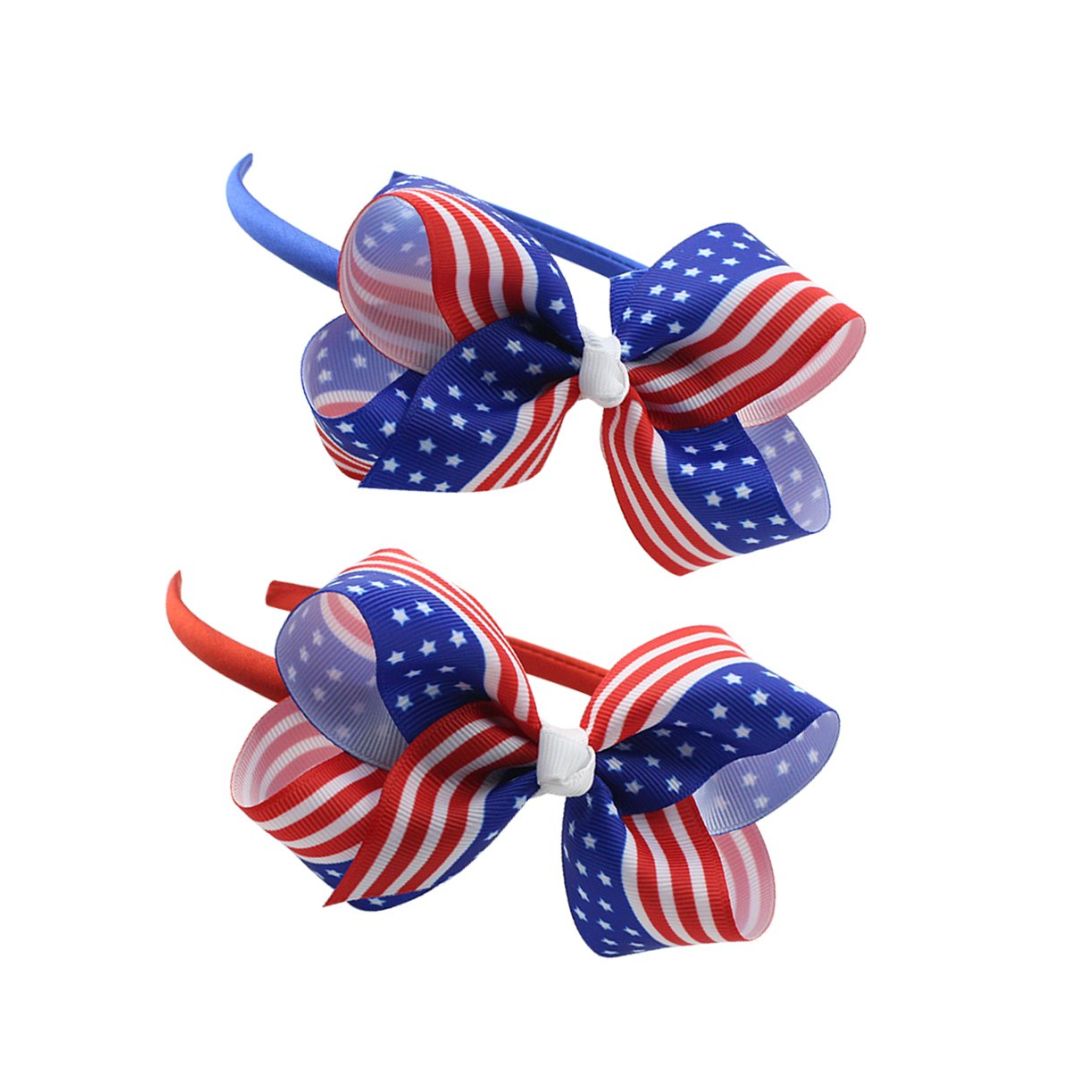 Flag Bow Headband