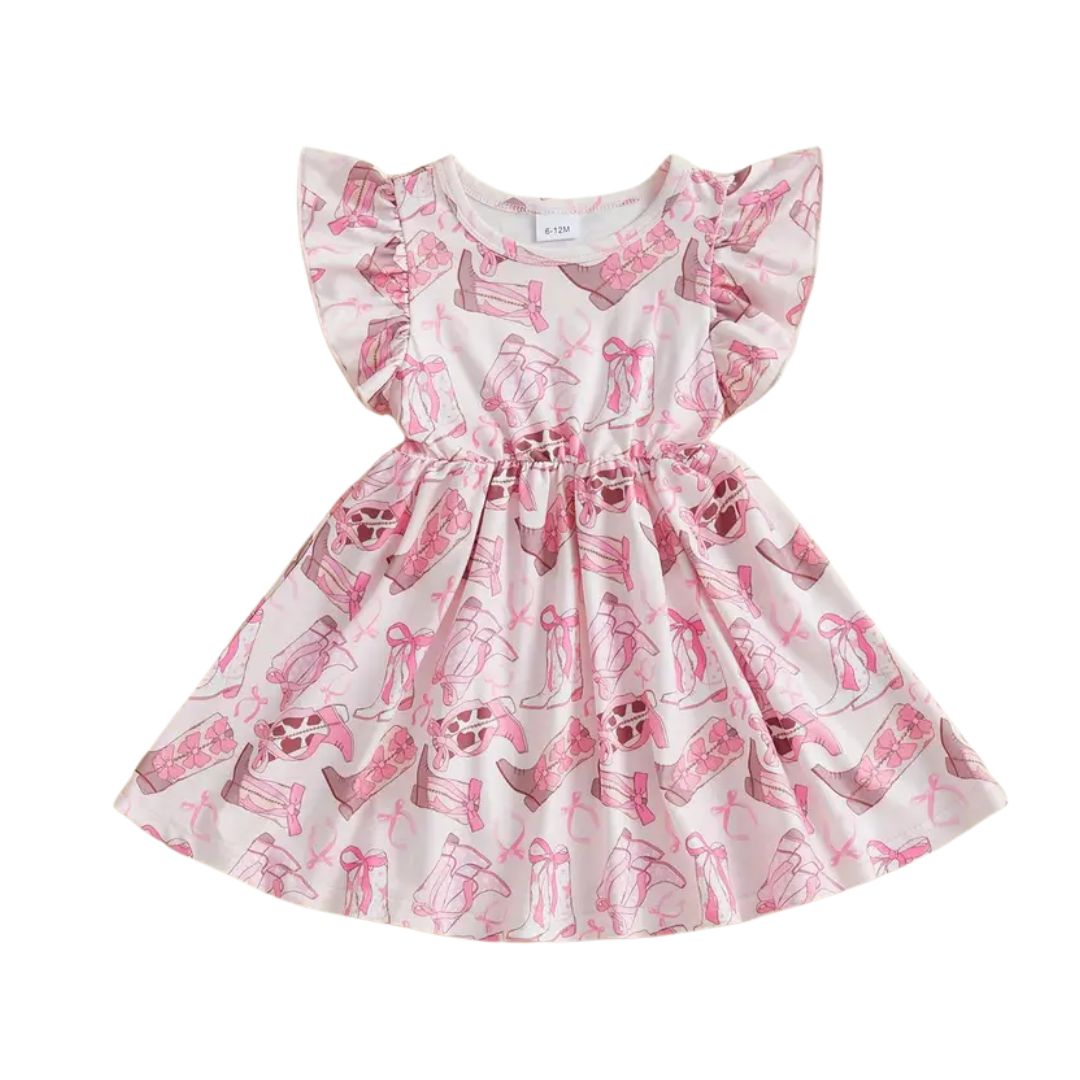 Bow Cowgirl Boot Dress