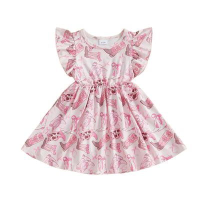 Bow Cowgirl Boot Dress