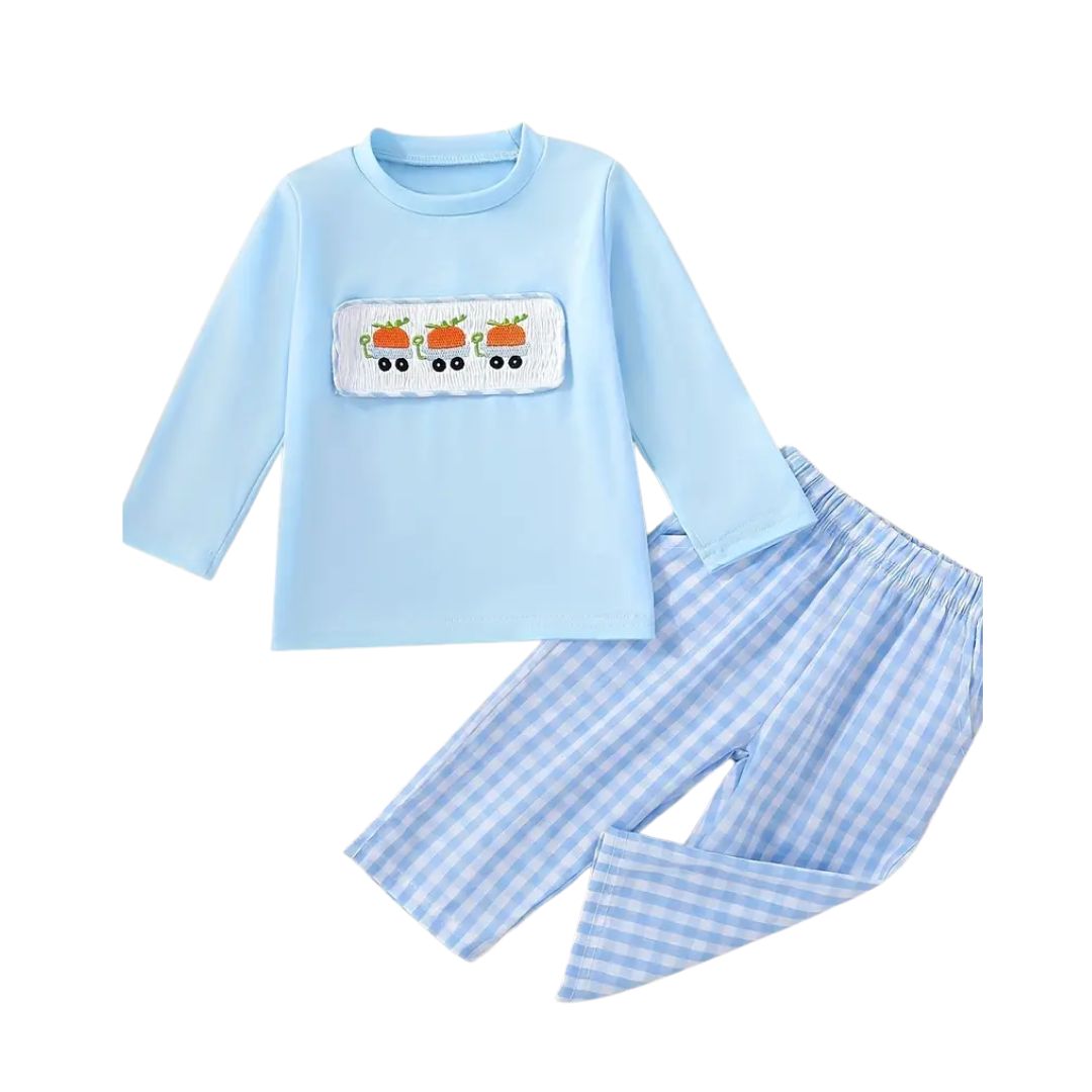Pumpkin Wagon Set