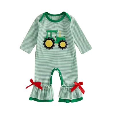Tractor Girls Romper