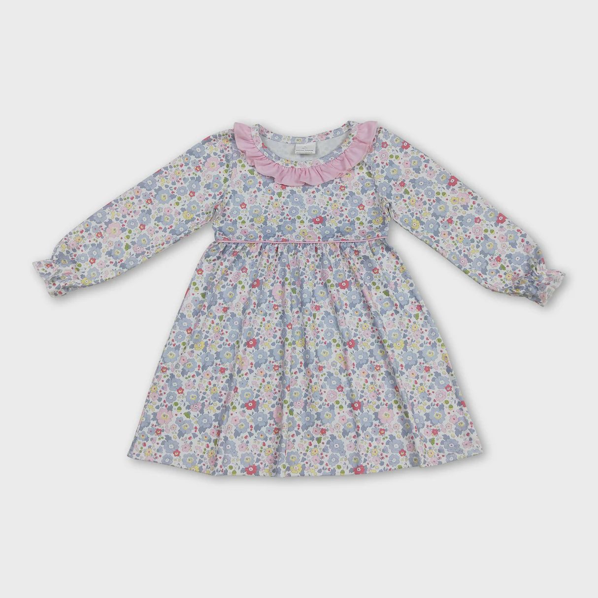 Floral Ruffle Long Sleeve Dress