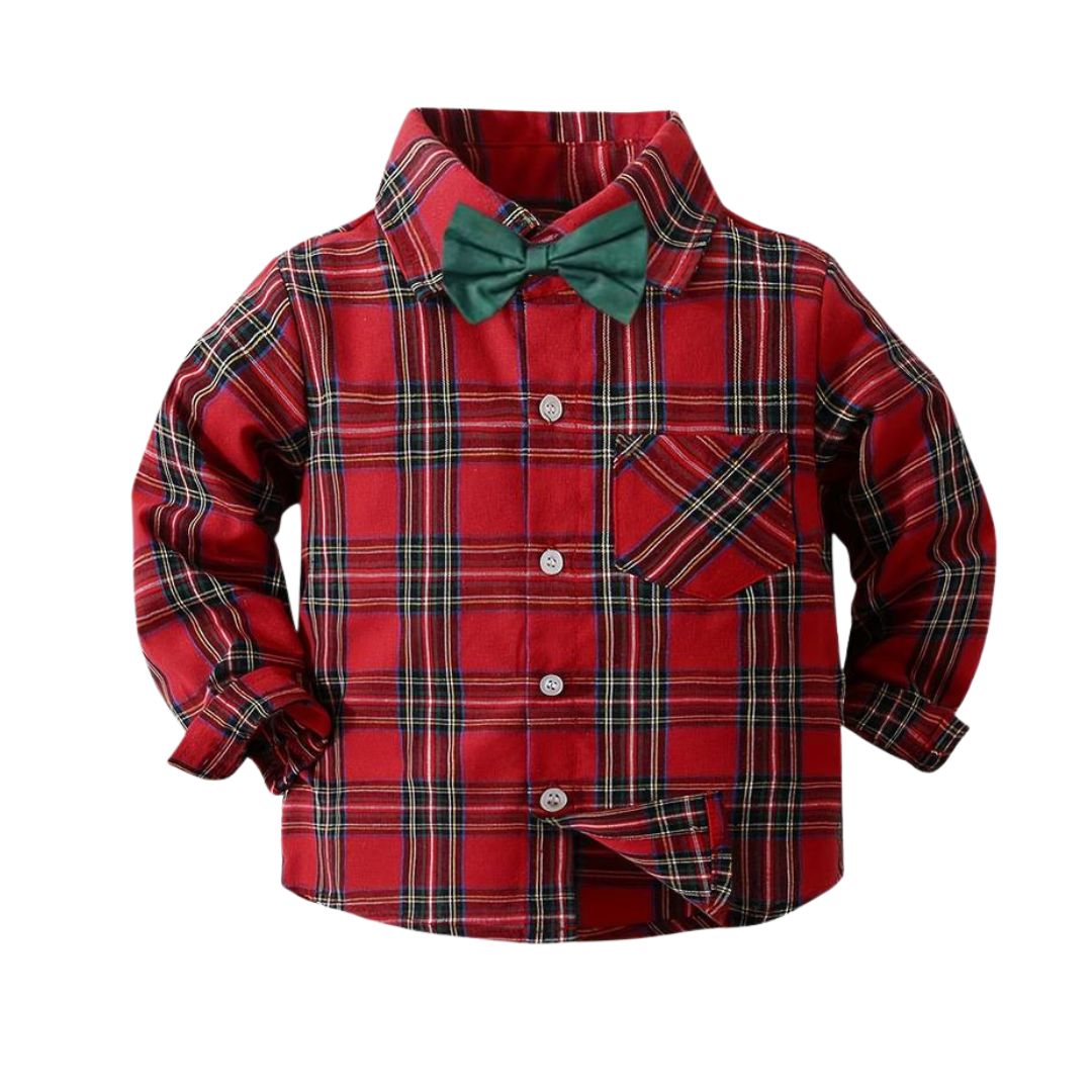 Red Green Button down Shirt