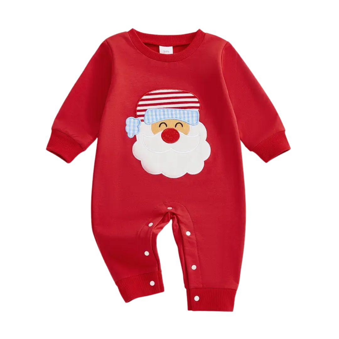Red Santa Romper