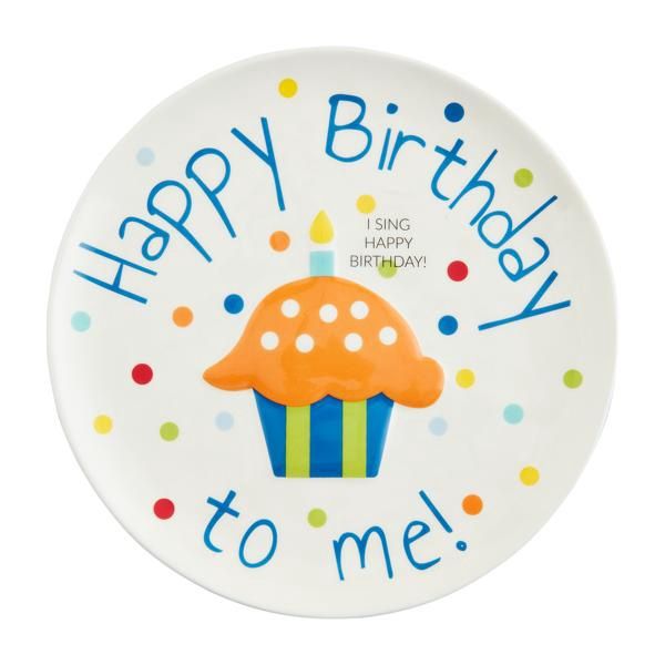 Mud Pie Boy Birthday Singing Plate