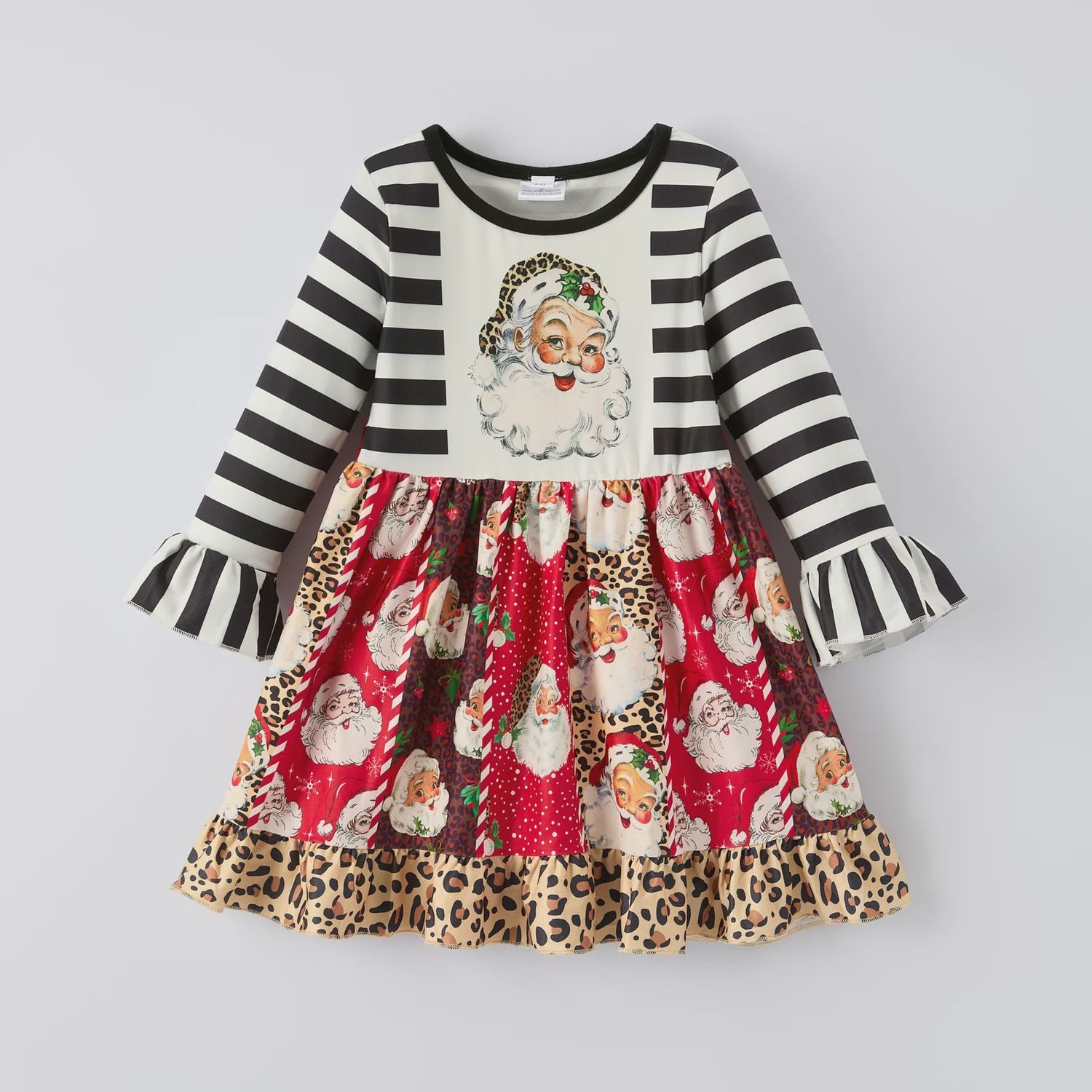 Cheetah Santa Dress
