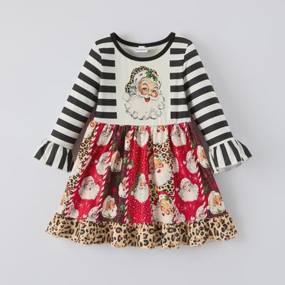 Cheetah Santa Dress
