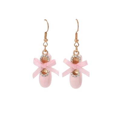 Ballet Shoe Dangle Earrings