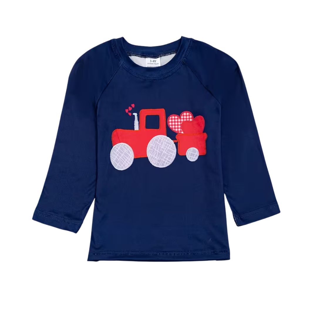 Valentine Truck Long Sleeve Shirt